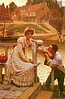 Edmund Blair Leighton Famous Paintings - Courtship